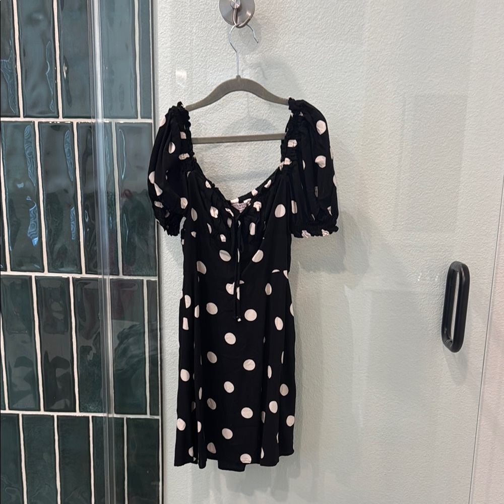Black Polka Dot Dress